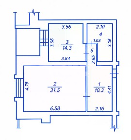 Продается 1-комн. квартира, 67,6 м²