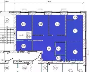 Продается 4-комн. квартира, 92,39 м²