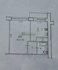 Продается 1-комн. квартира, 32,3 м²