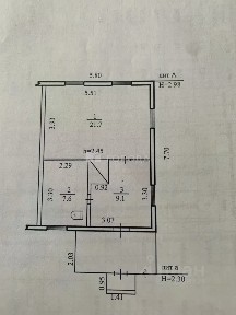 Продается 1-этажный дом, 38,4 м²