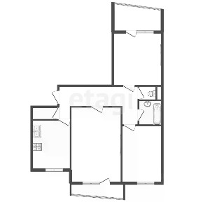 Продается 3-комн. квартира, 65,6 м²