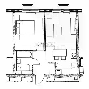 Продается 2-комн. квартира, 43,1 м²