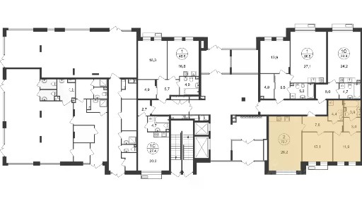Продается 2-комн. квартира, 70,5 м²
