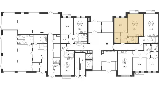Продается 1-комн. квартира, 56,5 м²