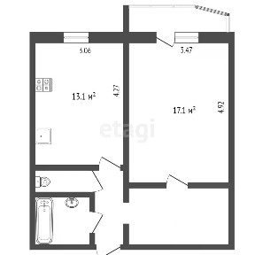 Продается 1-комн. квартира, 45 м²