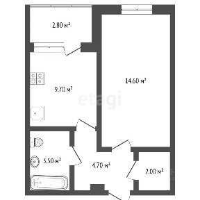 Продается 1-комн. квартира, 34,8 м²