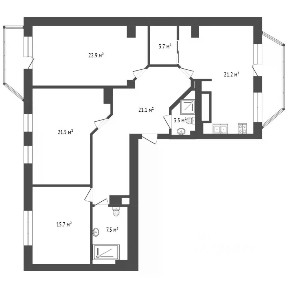 Продается 3-комн. квартира, 117 м²