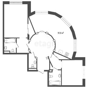 Продается 3-комн. квартира, 104,5 м²