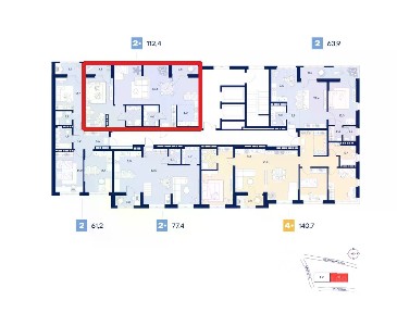 Продается 2-комн. квартира, 112,4 м²