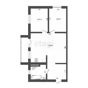 Продается 2-комн. квартира, 62,5 м²