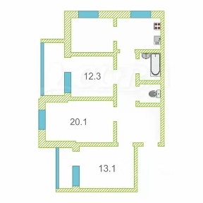 Продается 4-комн. квартира, 86,8 м²