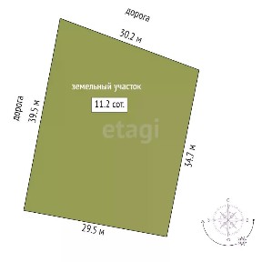Продается участок, 11,21 сот.