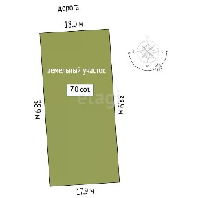 Продается участок, 7 сот.
