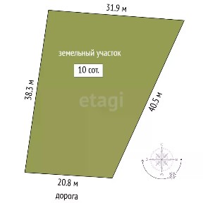 Продается участок, 10 сот.