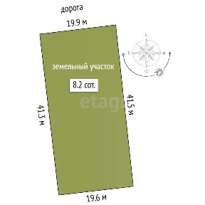 Продается участок, 8 сот.