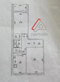 Продается 2-комн. квартира, 49,7 м²