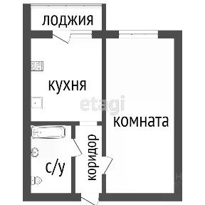 Продается 1-комн. квартира, 30,3 м²