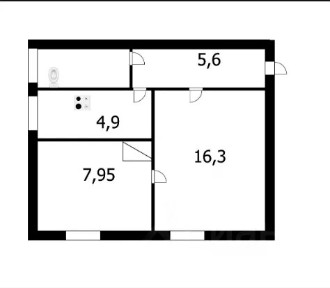 Продается 2-комн. квартира, 37 м²