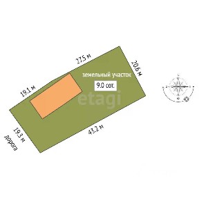 Продается 1-этажный дом, 30 м²