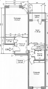Продается 2-комн. квартира, 60 м²