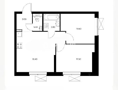 Продается 2-комн. квартира, 47,7 м²