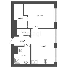 Продаются 2-комн. апартаменты, 38 м²