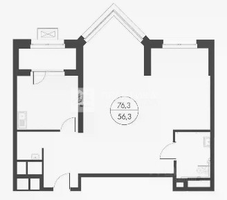 Продаются 2-комн. апартаменты, 75,4 м²