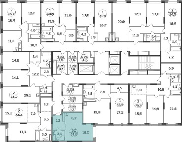 Продается студия, 31,6 м²
