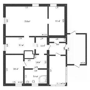 Продается 1-этажный дом, 106 м²