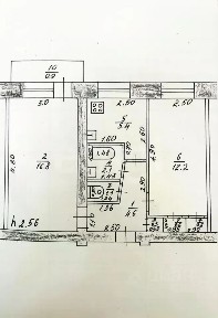 Продается 2-комн. квартира, 43,6 м²