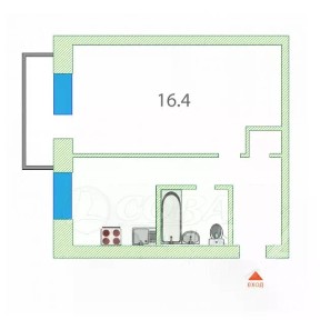 Продается 1-комн. квартира, 29,7 м²
