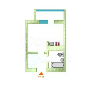 Продается студия, 19,1 м²