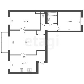 Продается 3-комн. квартира, 63,4 м²