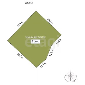 Продается 2-этажный дом, 42,8 м²