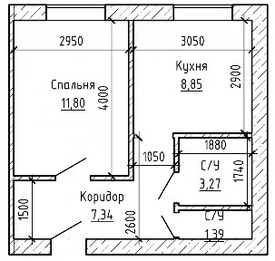 Продается 1-комн. квартира, 32 м²