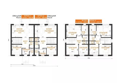 Продается 1-этажный коттедж, 116 м²