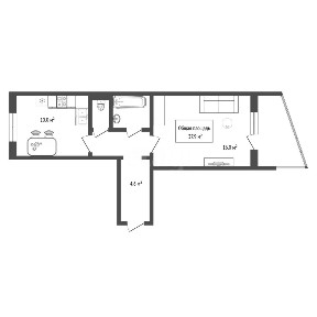 Продается 1-комн. квартира, 37 м²