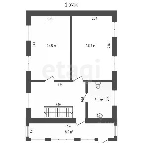 Продается 2-этажный дом, 189,6 м²