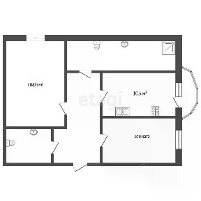 Продается 2-комн. квартира, 67 м²