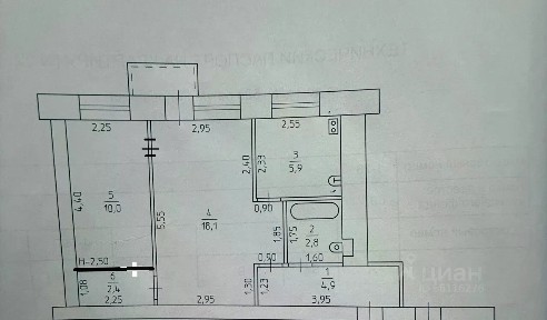 Продается 2-комн. квартира, 44,1 м²