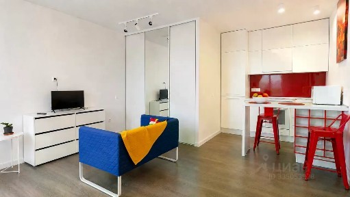 Продается апартаменты-студия, 36,3 м²