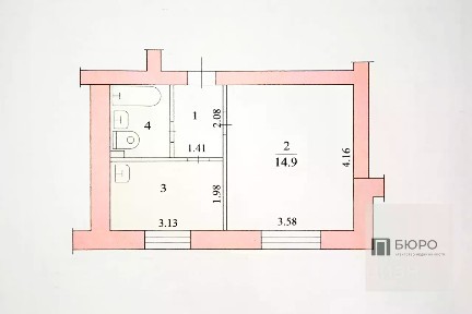 Продается 1-комн. квартира, 27,5 м²