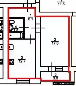Продается 1-комн. квартира, 40,5 м²