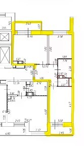 Продается 3-комн. квартира, 52,6 м²
