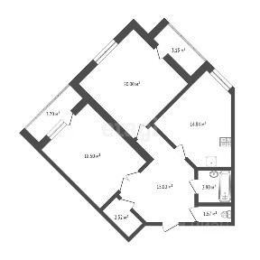 Продается 2-комн. квартира, 76 м²