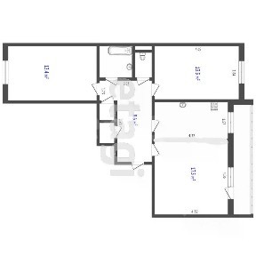 Продается 3-комн. квартира, 66,9 м²