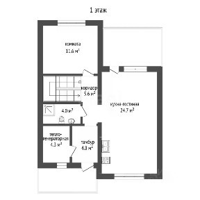 Продается 2-этажный таунхаус, 122,8 м²