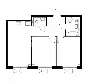 Продается 2-комн. квартира, 56,6 м²