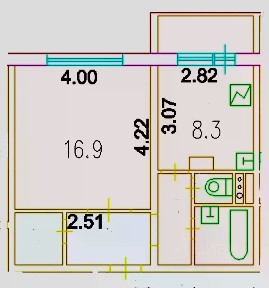 Продается 1-комн. квартира, 38 м²