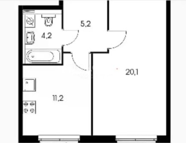 Продается 1-комн. квартира, 40,3 м²